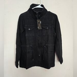 DG2 By Diane Gilman Ladies Knit Twill Cargo Jacket